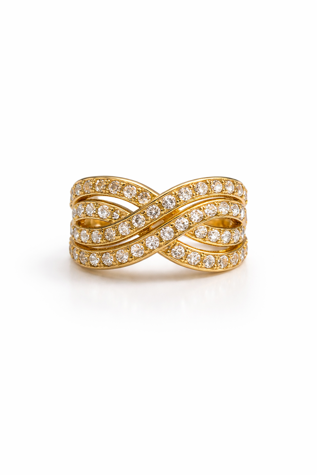 Infinity Crystal Crossover Ring