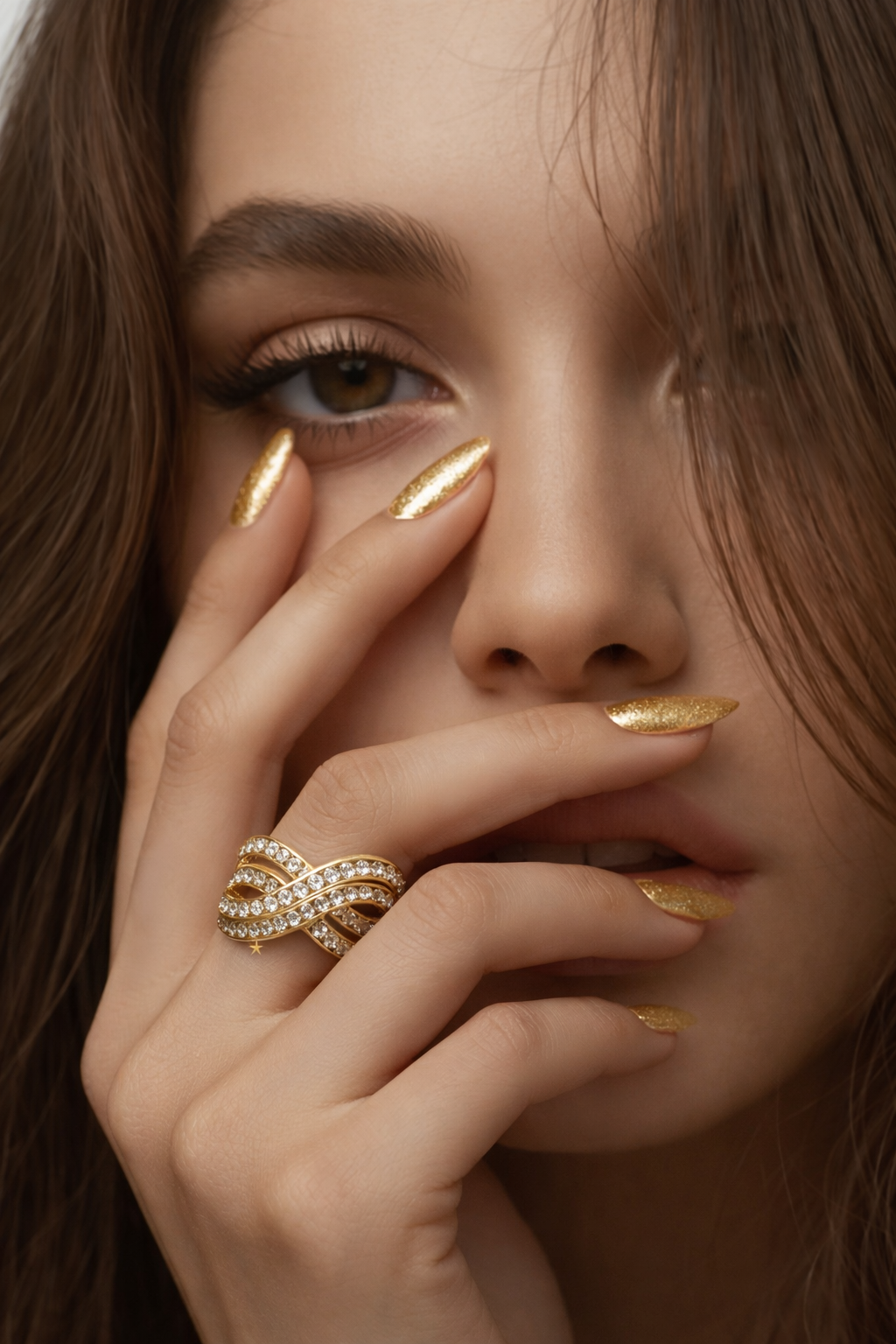 Infinity Crystal Crossover Ring