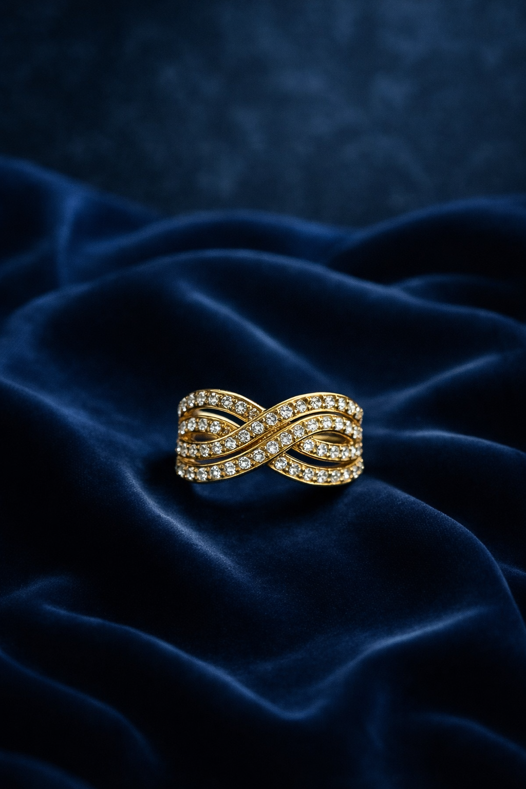 Infinity Crystal Crossover Ring