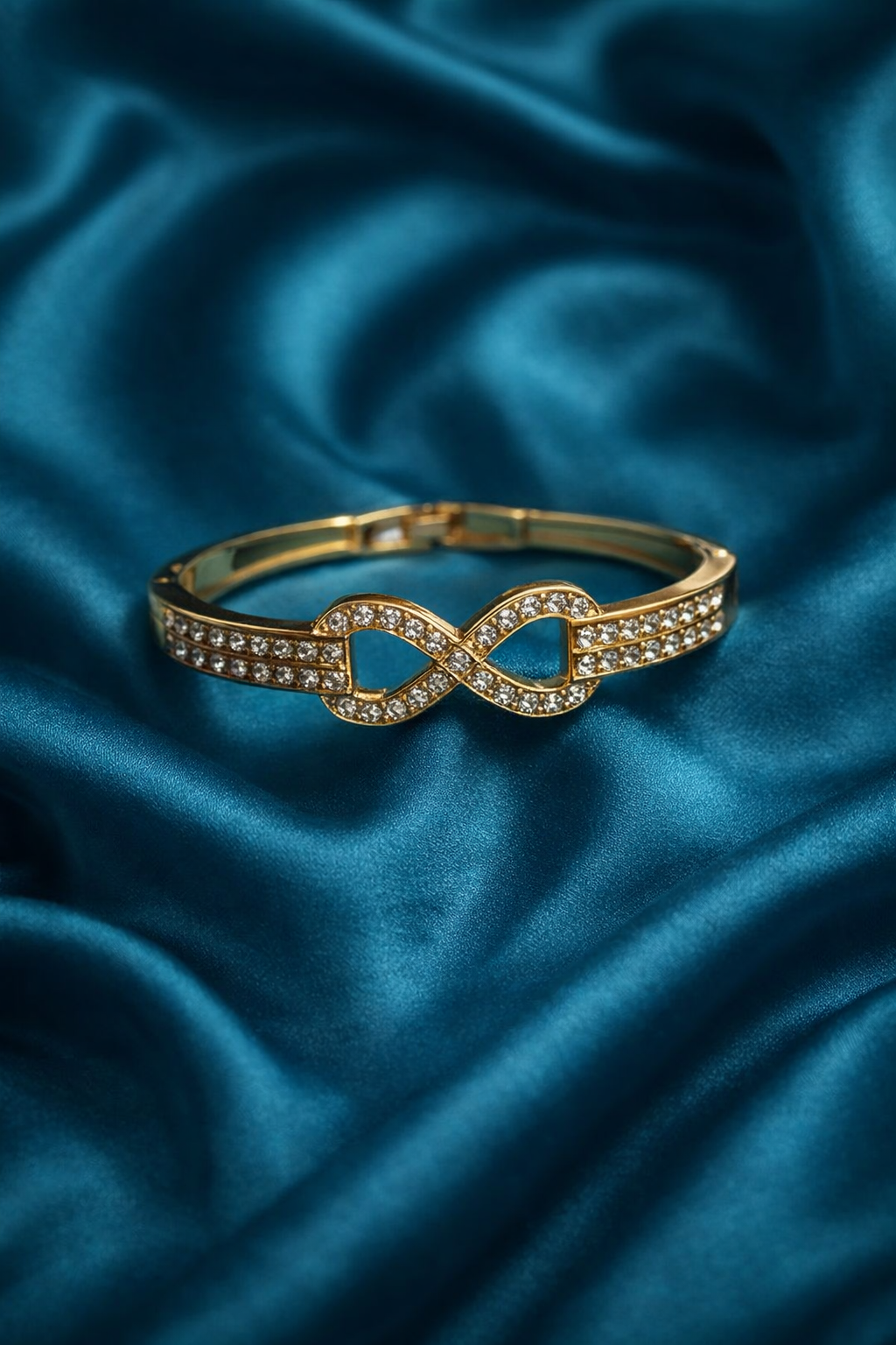 Infinity Crystal Statement Ring