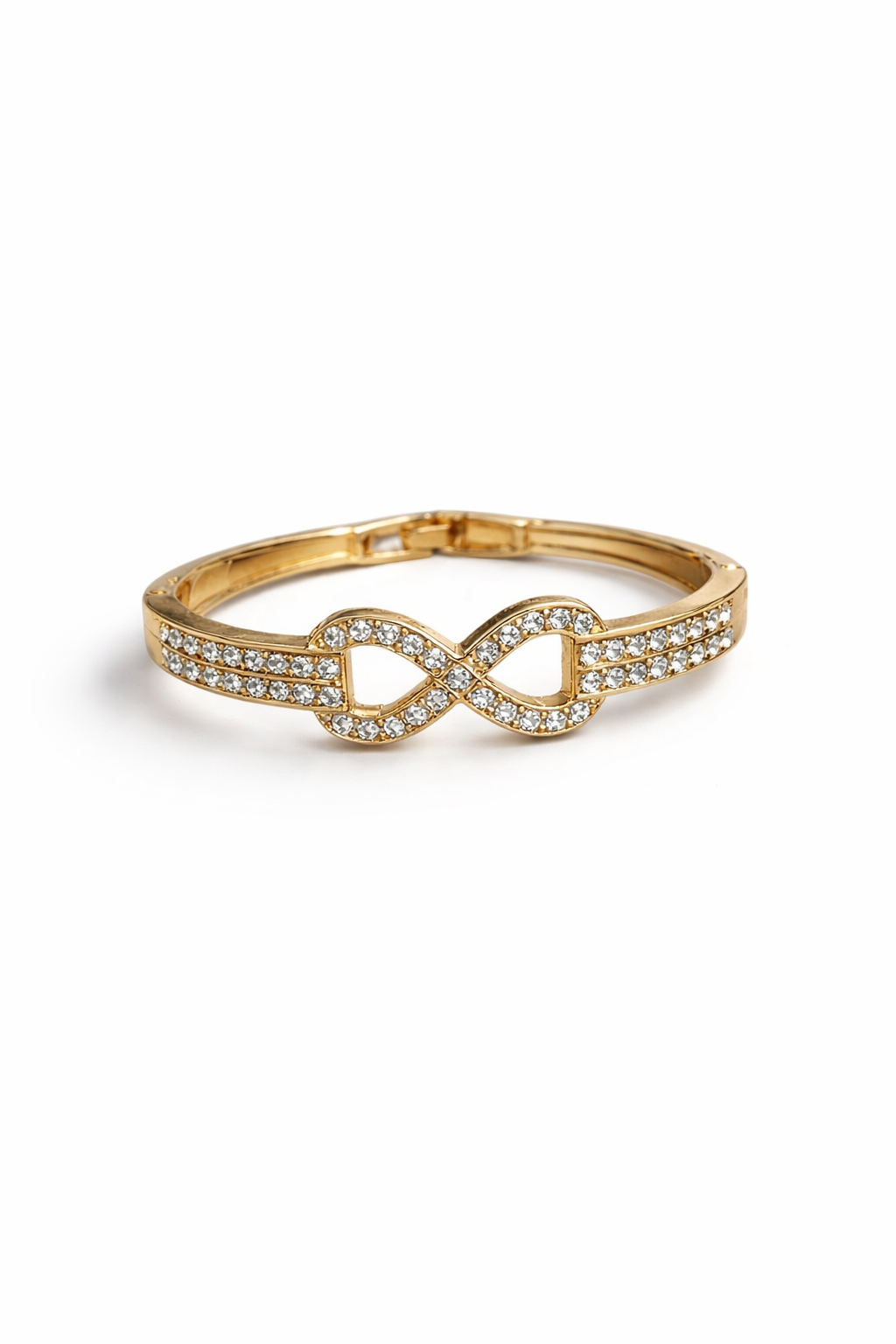 Infinity Crystal Statement Ring