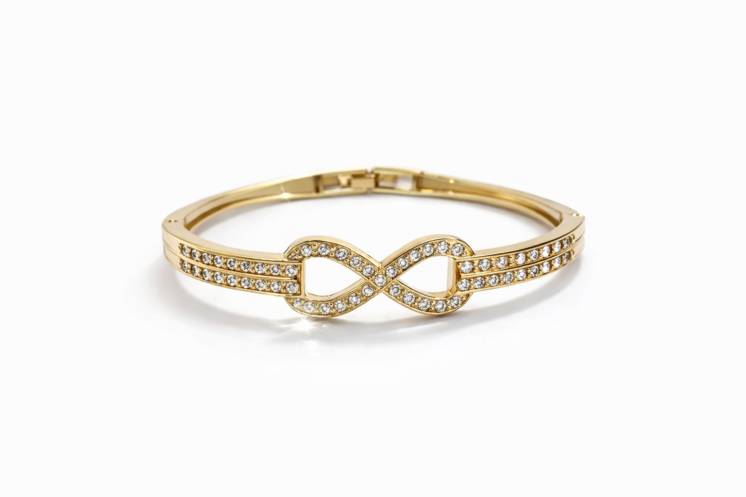 Infinity Crystal Statement Ring