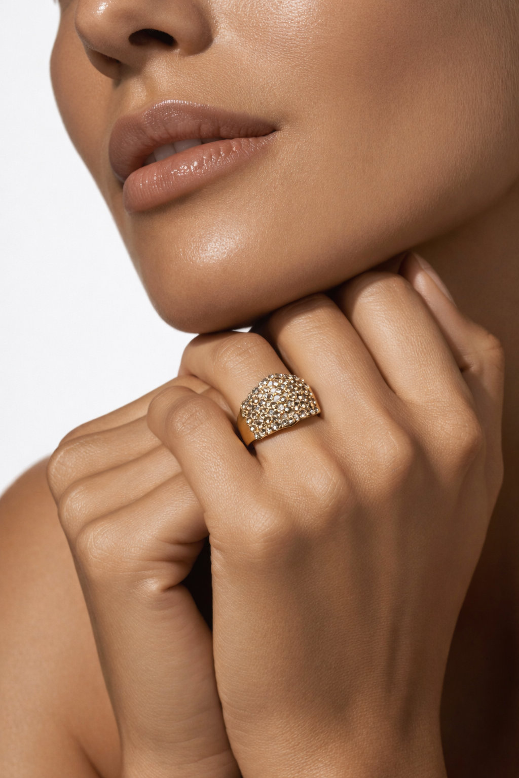 Luxe Lattice Statement Ring
