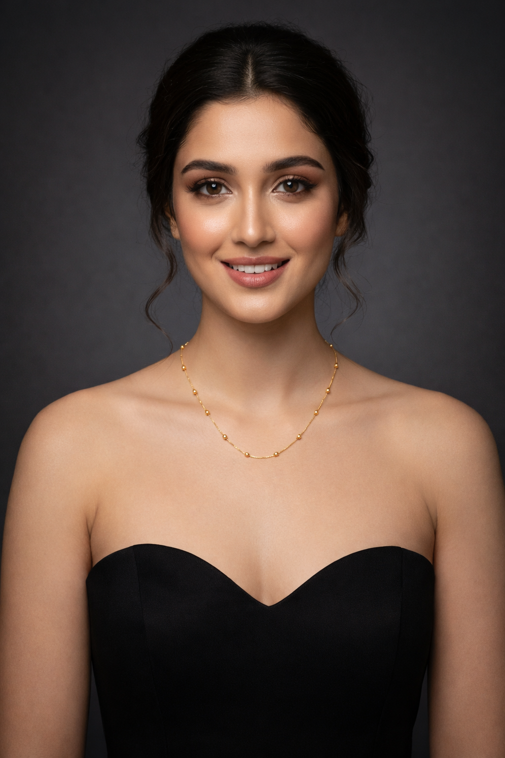 Luxe Snake Bead Chain – Minimal Gold Chain